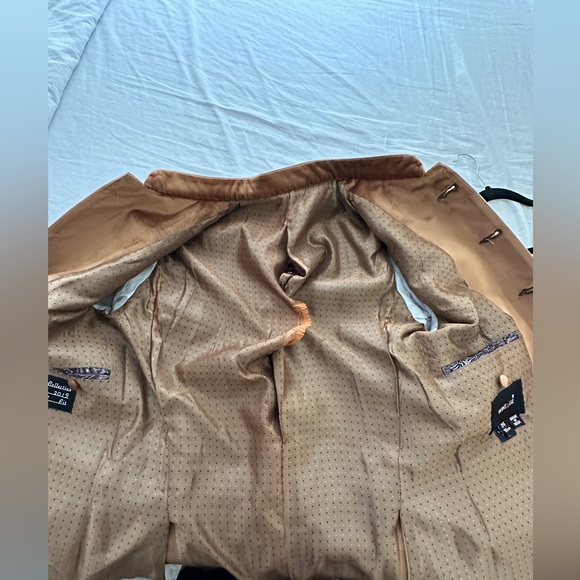 Men’s Indian kurta blazer Nehru Jacket Brown - Picture 6 of 7